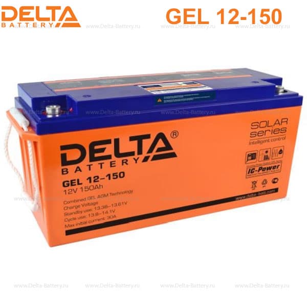 Аккумуляторная батарея Delta GEL 12-150 в Биробиджане