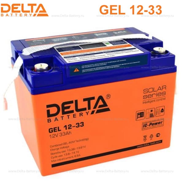 Аккумуляторная батарея Delta GEL 12-33 в Биробиджане