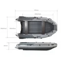 Лодка надувная Angler SKAT TRITON 370NDFi с интегрир. фальшбортом и пласт. транц в Биробиджане