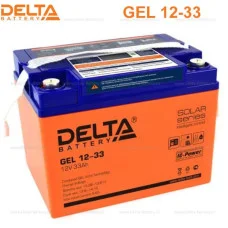 Аккумуляторная батарея Delta GEL 12-33