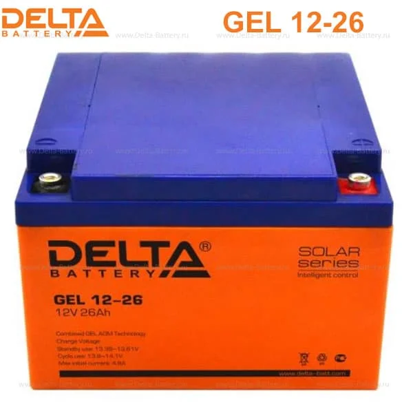 Аккумуляторная батарея Delta GEL 12-26 в Биробиджане